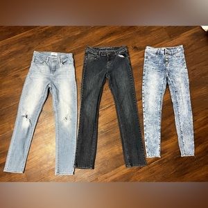 Girls jeans size 12. All like new. From a smoke free home.